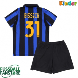 Inter Milan Yann Bisseck #31 Replik Heimtrikot Kinder 2026-27 Kurzarm (+ Kurze Hosen)